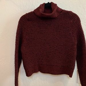MADEWELL turtleneck sweater with side buttons
